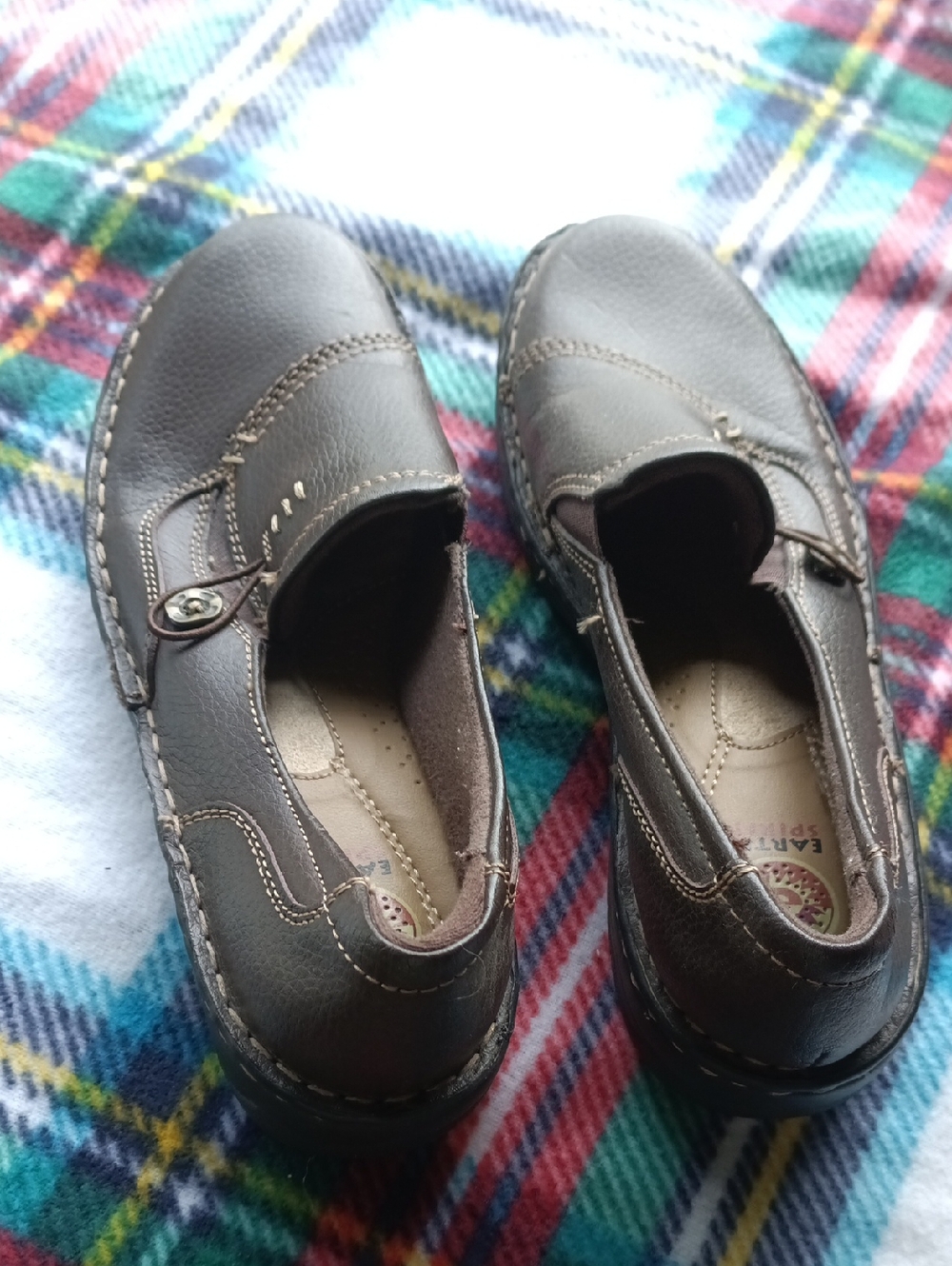 Earth Spirit Brown Slip-On Flats